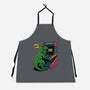 Game Over Dino-Unisex-Kitchen-Apron-Popnotic