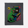 Game Over Dino-None-Fleece-Blanket-Popnotic