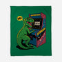 Game Over Dino-None-Fleece-Blanket-Popnotic