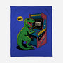 Game Over Dino-None-Fleece-Blanket-Popnotic