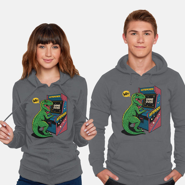 Game Over Dino-Unisex-Pullover-Sweatshirt-Popnotic