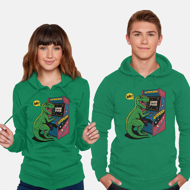 Game Over Dino-Unisex-Pullover-Sweatshirt-Popnotic