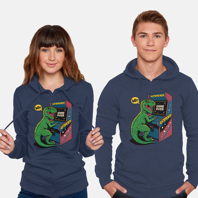 Game Over Dino-Unisex-Pullover-Sweatshirt-Popnotic