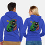 Game Over Dino-Unisex-Zip-Up-Sweatshirt-Popnotic
