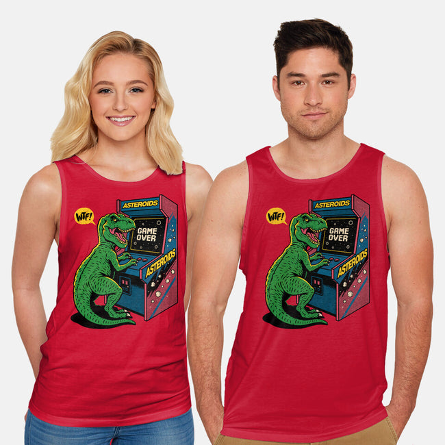 Game Over Dino-Unisex-Basic-Tank-Popnotic