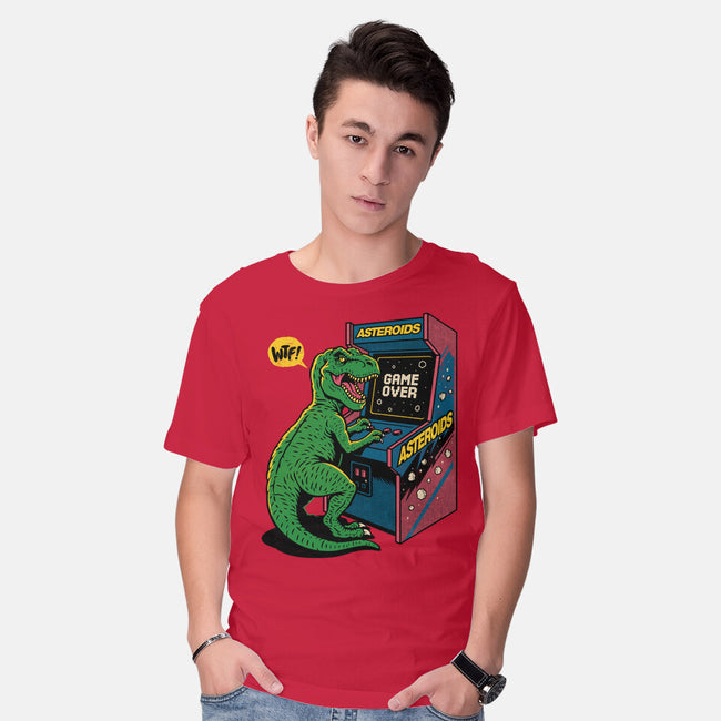 Game Over Dino-Mens-Basic-Tee-Popnotic