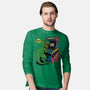 Game Over Dino-Mens-Long Sleeved-Tee-Popnotic