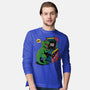 Game Over Dino-Mens-Long Sleeved-Tee-Popnotic