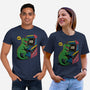 Game Over Dino-Unisex-Basic-Tee-Popnotic