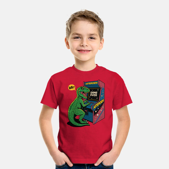 Game Over Dino-Youth-Basic-Tee-Popnotic