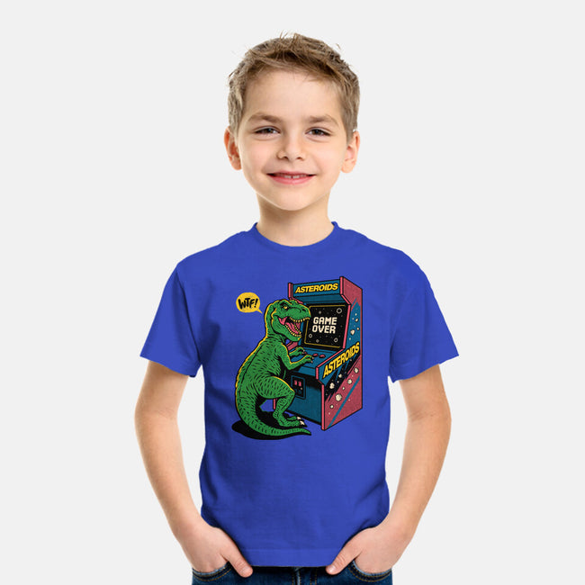 Game Over Dino-Youth-Basic-Tee-Popnotic