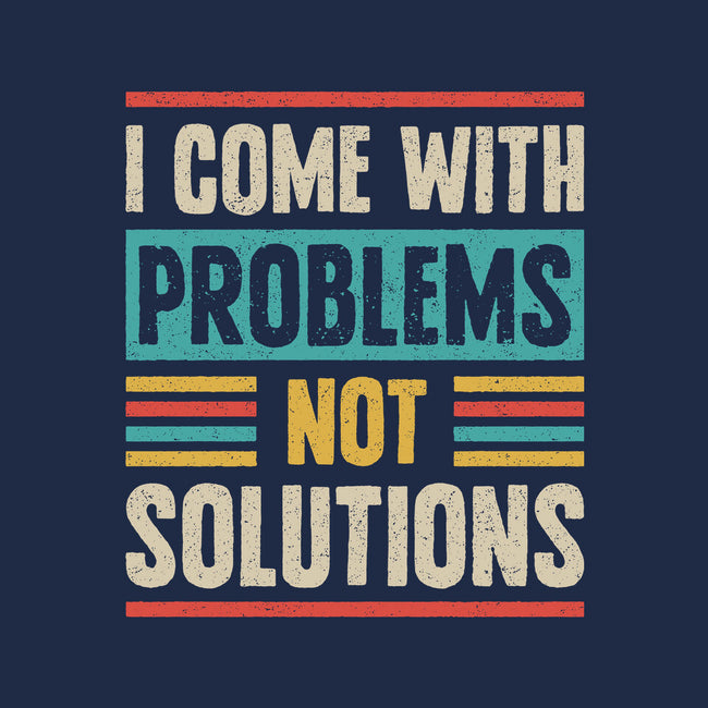 I Come With Problems-Womens-Fitted-Tee-Popnotic