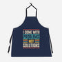 I Come With Problems-Unisex-Kitchen-Apron-Popnotic