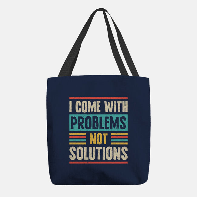 I Come With Problems-None-Basic Tote-Bag-Popnotic