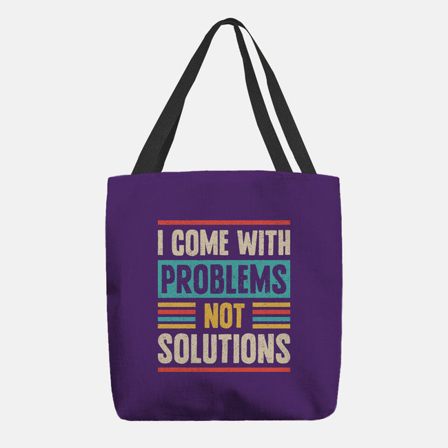 I Come With Problems-None-Basic Tote-Bag-Popnotic