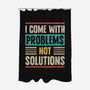 I Come With Problems-None-Polyester-Shower Curtain-Popnotic