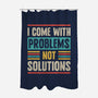 I Come With Problems-None-Polyester-Shower Curtain-Popnotic