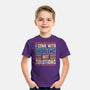 I Come With Problems-Youth-Basic-Tee-Popnotic