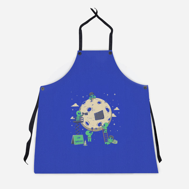 Cosmic Repair Team-Unisex-Kitchen-Apron-Loobs
