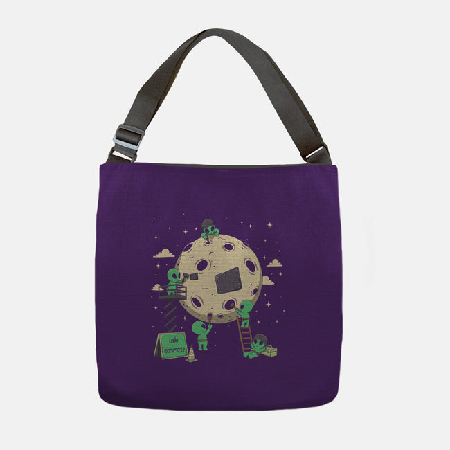 Cosmic Repair Team-None-Adjustable Tote-Bag-Loobs