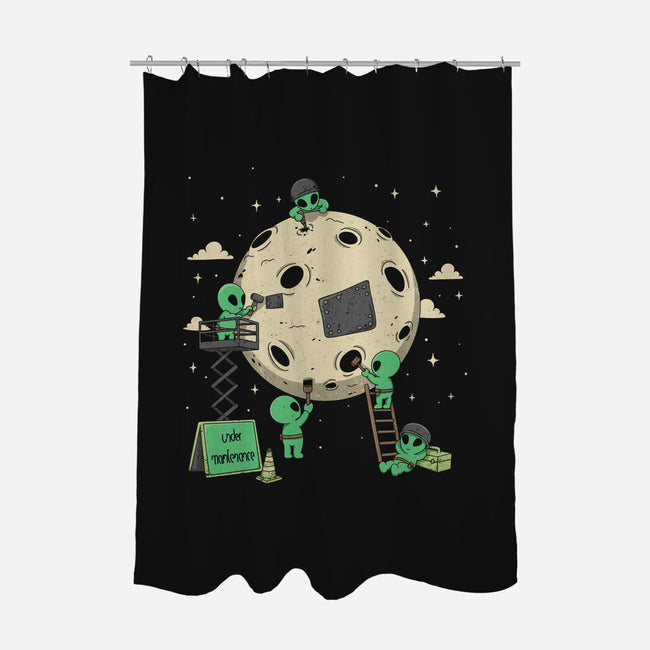 Cosmic Repair Team-None-Polyester-Shower Curtain-Loobs