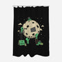 Cosmic Repair Team-None-Polyester-Shower Curtain-Loobs