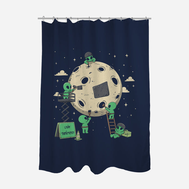 Cosmic Repair Team-None-Polyester-Shower Curtain-Loobs