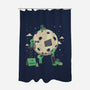 Cosmic Repair Team-None-Polyester-Shower Curtain-Loobs