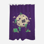 Cosmic Repair Team-None-Polyester-Shower Curtain-Loobs