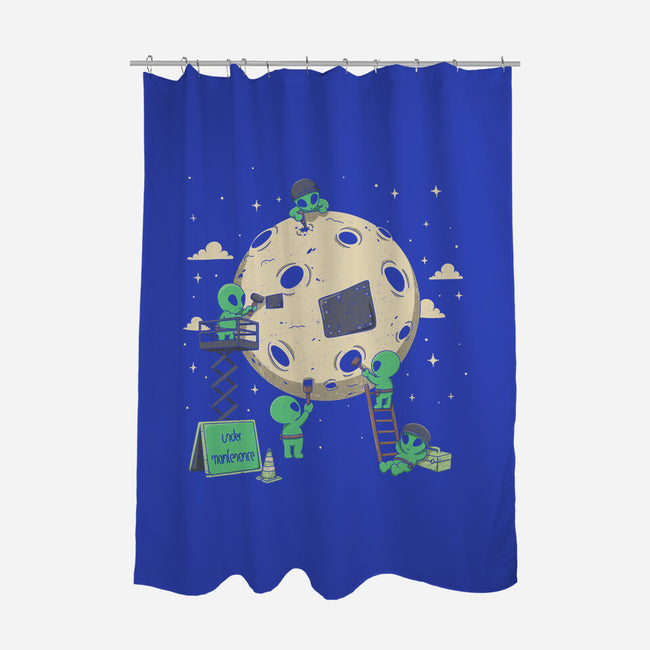 Cosmic Repair Team-None-Polyester-Shower Curtain-Loobs