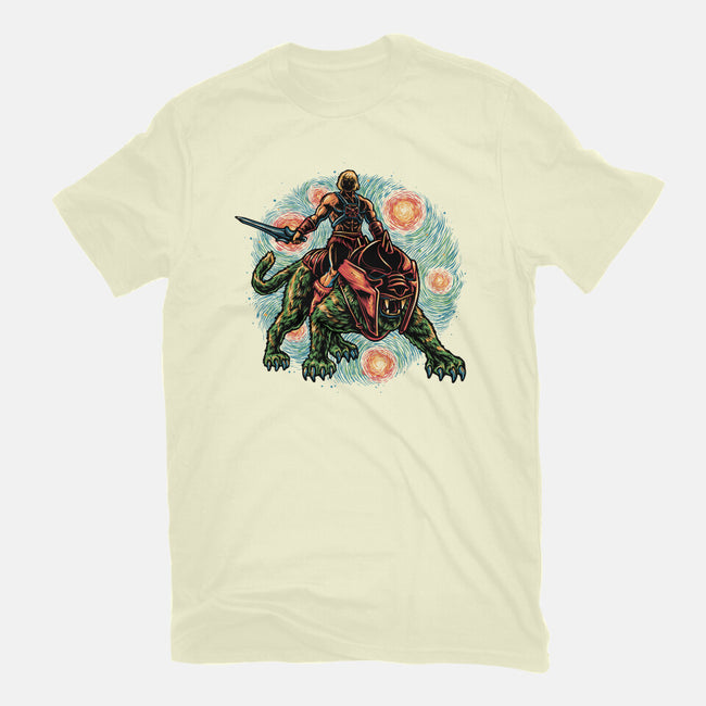 Strength And Courage-Mens-Basic-Tee-glitchygorilla