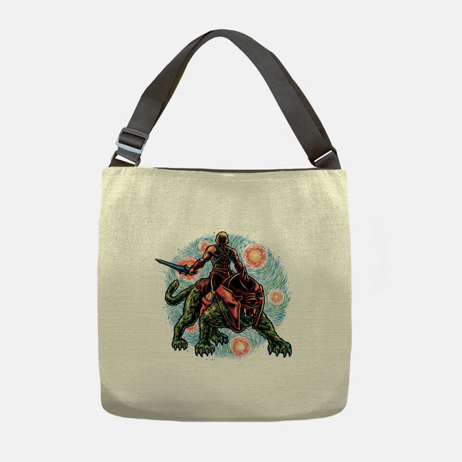 Strength And Courage-None-Adjustable Tote-Bag-glitchygorilla