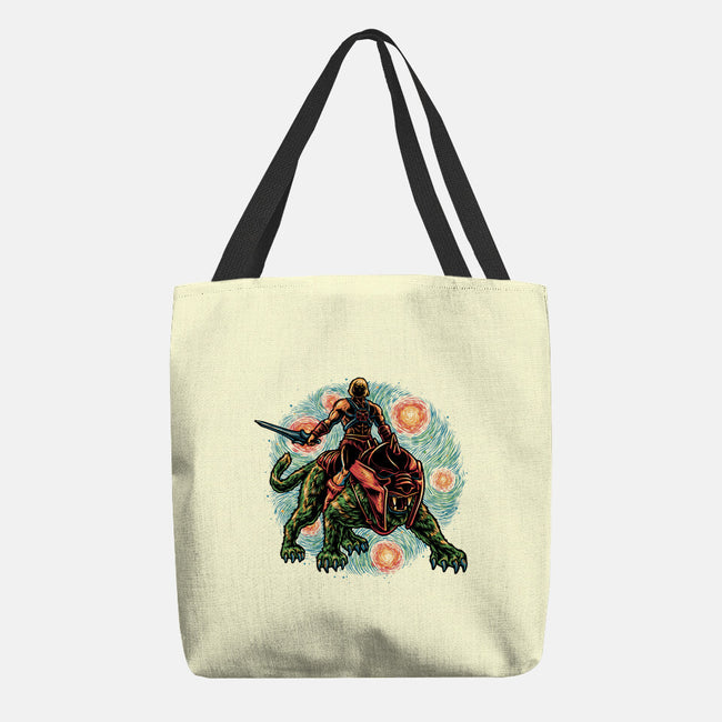 Strength And Courage-None-Basic Tote-Bag-glitchygorilla