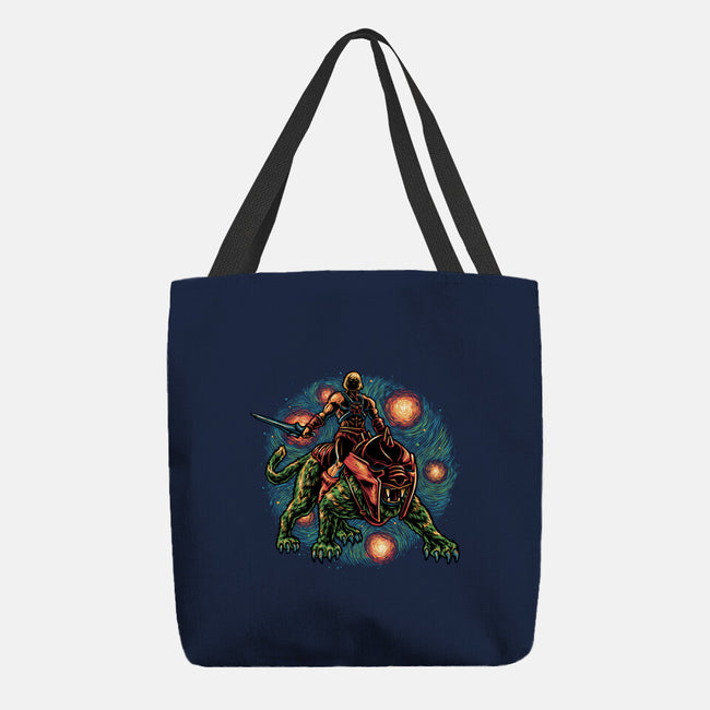 Strength And Courage-None-Basic Tote-Bag-glitchygorilla