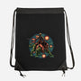 Strength And Courage-None-Drawstring-Bag-glitchygorilla