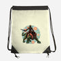 Strength And Courage-None-Drawstring-Bag-glitchygorilla