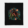 Strength And Courage-None-Fleece-Blanket-glitchygorilla