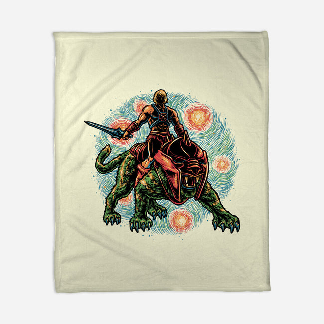Strength And Courage-None-Fleece-Blanket-glitchygorilla