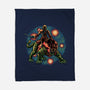 Strength And Courage-None-Fleece-Blanket-glitchygorilla