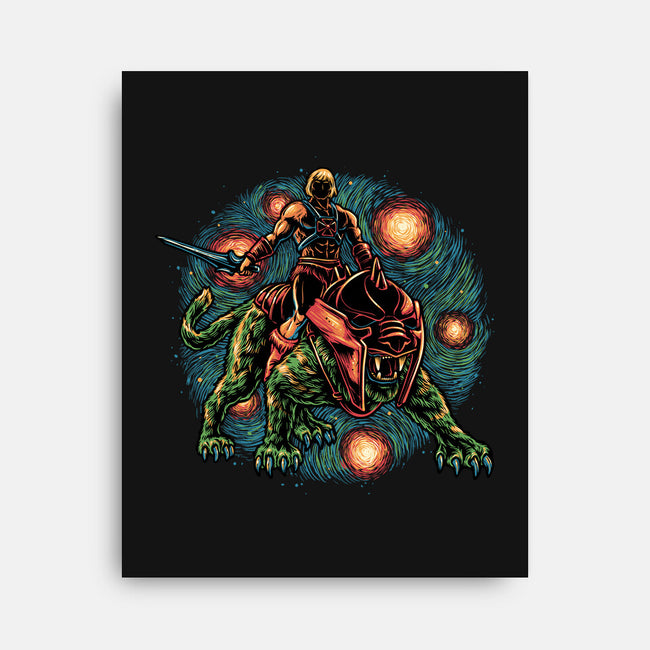Strength And Courage-None-Stretched-Canvas-glitchygorilla