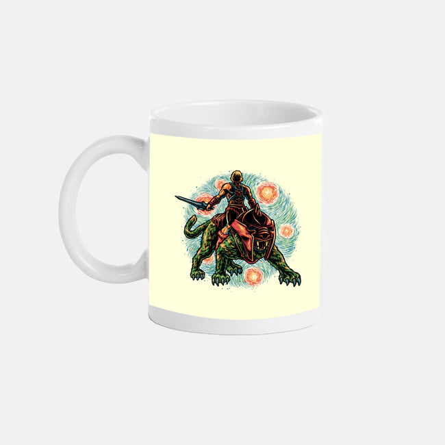 Strength And Courage-None-Mug-Drinkware-glitchygorilla