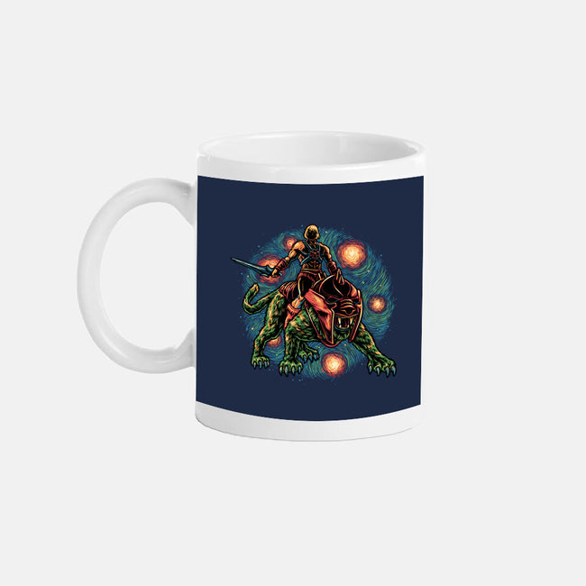 Strength And Courage-None-Mug-Drinkware-glitchygorilla