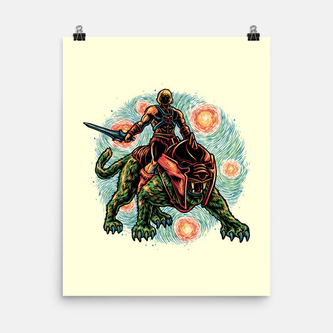 Strength And Courage-None-Matte-Poster-glitchygorilla