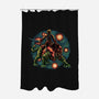 Strength And Courage-None-Polyester-Shower Curtain-glitchygorilla