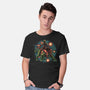 Strength And Courage-Mens-Basic-Tee-glitchygorilla