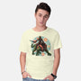 Strength And Courage-Mens-Basic-Tee-glitchygorilla