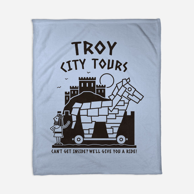 City Tours-None-Fleece-Blanket-Teo Zed