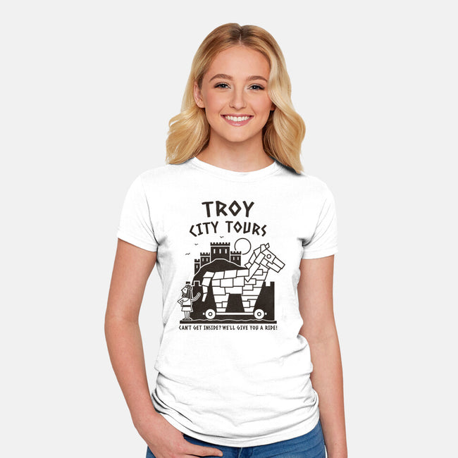 City Tours-Womens-Fitted-Tee-Teo Zed