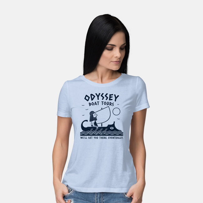 Boat Tours-Womens-Basic-Tee-Teo Zed