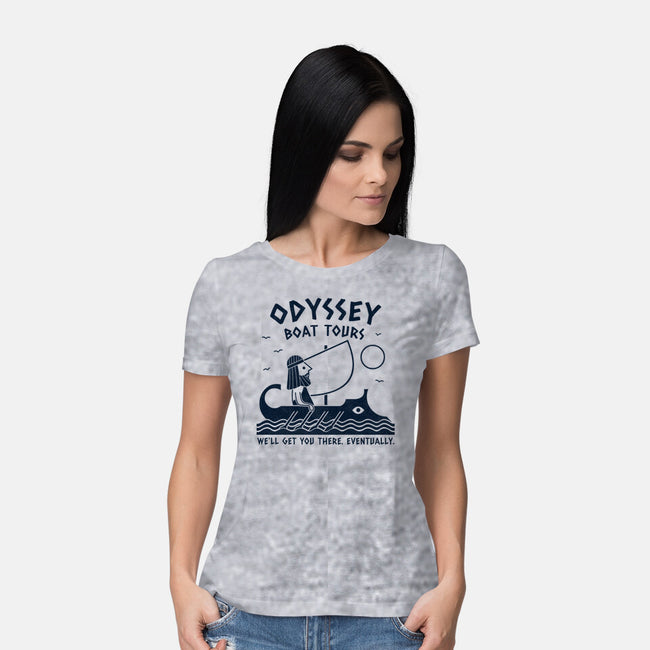 Boat Tours-Womens-Basic-Tee-Teo Zed